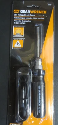 GEARWRENCH Circuit Tester, 6 & 12 Volt Low Voltage - 129D Red - Image 1 of 2