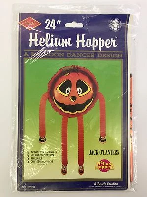 Beistle 24 pulgadas Helio Tolva Jack O Linterna Halloween Helio Globo Bailarín Nuevo de Lote Antiguo Foto 1 de 4