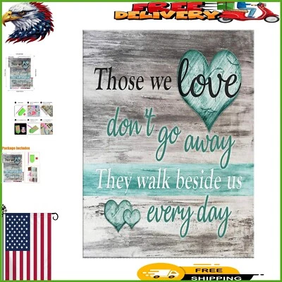 Hágalo usted mismo Kit de Arte Diamante Amor 5D - Pintura Taladro Completo Redonda 12x16 para Decoración del Hogar Foto 1 de 4