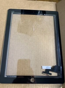 Black Touch Screen Glass Digitizer Replacement+ IC+Home Button for iPad Mini 1 2 - Picture 1 of 4
