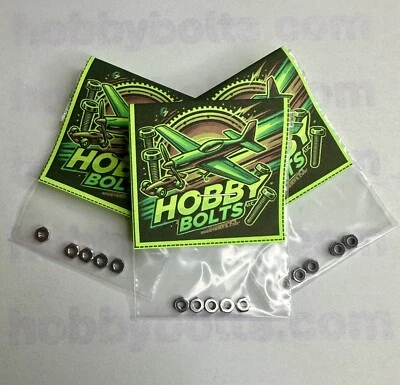 Hobby Bolts #2-56 Regular Hex Nut, Stainless. Qty:15 Nuts. RC Car, Micro Fatener - Image 1 of 3