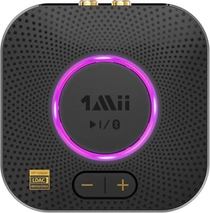 1Mii B06S+ Ricevitore Bluetooth 5.2 HiFi, Hi-Res LDAC Adattatore Audio Bluetooth - Foto 1 di 7