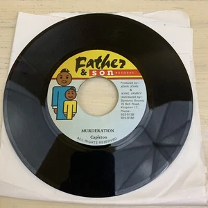 MIKEY & TONY, MURDERATION - Capleton, Version, 7” Dancehall Jamaica Vinyl Record - Imagen 1 de 5