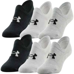 Under Armour Unisex Adult Essential Ultra Low Tab Socks - 6 Pack - Picture 1 of 22