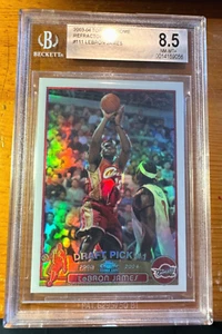 RARE! ICONIC 2003-04 TOPPS CHROME REFRACTOR SET w/LEBRON JAMES RC BGS 8.5 - Picture 1 of 9