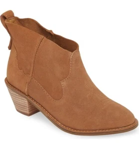 Kelsi Dagger Kamper beige suede Bootie size 8 NEW - Picture 1 of 6