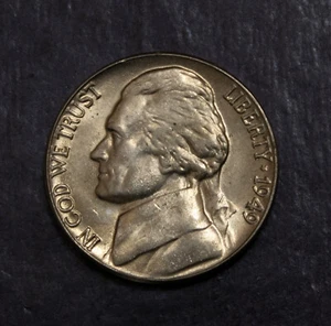 1949 Jefferson Nickel Choice  BU    Lot F 731 - Picture 1 of 2