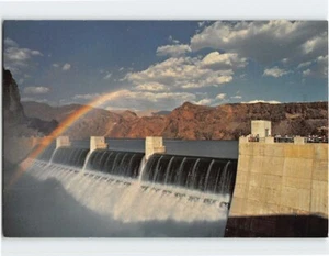 Postcard Rainbow at Hoover Dam Nevada USA - Picture 1 of 2