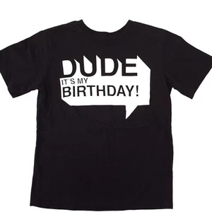 Children's Place Tee Shirt Size 7/8 10 Birthday Boy's Clothing Black Cotton - Picture 1 of 1