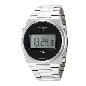 Tissot Unisex PRX 35mm Kwarcowy zegarek cyfrowy T1372631105000 - Zdjęcie 1 z 1