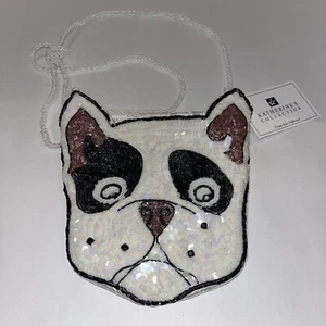 Katherine's Collection French Bulldog Beaded Purse Retired & Rate - Picture 1 of 9
