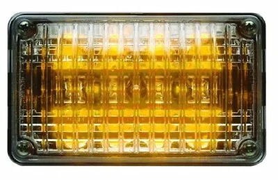 Whelen 600 Series Amber Super LED - 60A02FCR - NEW -INCLUDES 6EFLANGE CHROME 600