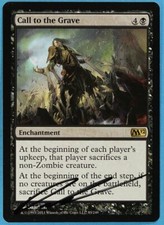 Call to the Grave Magic 2012 / M12 NM Rare Artist Signed CARD (s4791) ABUGames