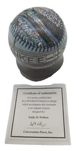 New York Yankee Stadium 2004 Unforgetaball Souvenir MLB Baseball W/ Certificate - Picture 1 of 7