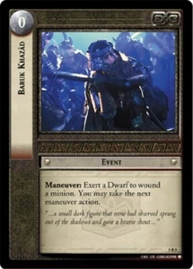 Lord of The Rings LOTR CCG TCG Helm's Deep 5R5 Baruk Khazad - Bild 1 von 1
