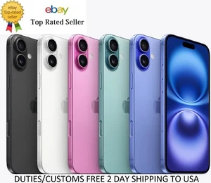 Apple iPhone 16 128GB 256GB 512GB alle Farben A3289 - Physical SIM Card Tray🔥 - Bild 1 von 23