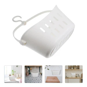 Bathroom Shower Basket Organizer Cabinet Plastic Storage Hanging Laundry - Picture 1 of 11