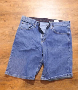 Pantalones Cortos Vaqueros Wrangler Auténticos Para Hombre 30 Azul Tela Denim - Imagen 1 de 7