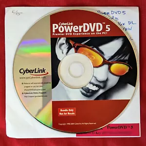 Cyberlink PowerDVD 5.0 Windows Universal Video Audio Player CD DVD MP3 DTS Media - Picture 1 of 1
