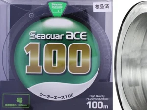KUREHA SEAGUAR ACE Fluorocarbon #1-1.5kg 100m Clear Made in Japan - Picture 1 of 4
