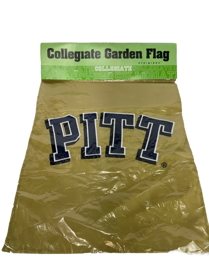 VTG Pitt Panthers NCAA Double Sided Banner Flag Evergreen Enterprise Garden - Image 1 of 4