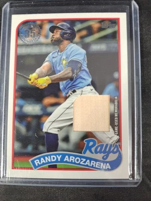 2024 Topps Baseball Relics Randy Arozarena #89BR-RA 1989 Relic - Image 1 of 2