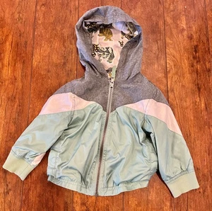 Kleinkind Jungen Regenjacke 12 Monate Tiermuster OshKosh - Bild 1 von 4