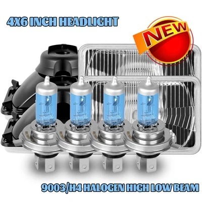 Faros halógenos Hi-Lo de 4x6"" para Chevrolet Caprice Monte Carlo 1977-1986 Foto 1 de 4