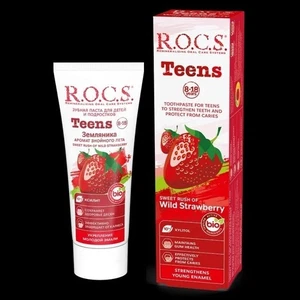 Toothpaste R.O.C.S Teens Sweet Rush of Wild Strawberry (8-18 Years) - Picture 1 of 1