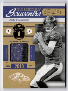 JOE FLACCO Jersey Patch Card Serial Numbered  02/15 RARE - BALTIMORE RAVENS - Picture 1 of 2