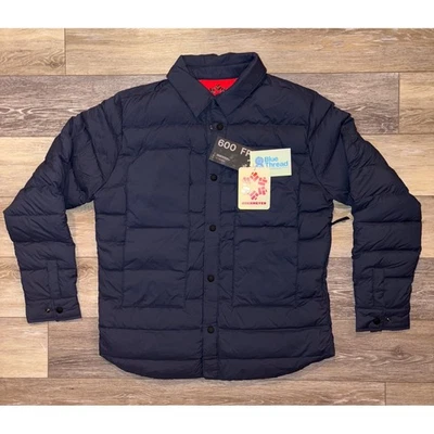 NUEVO CON ETIQUETAS Chaqueta Camisa Obermeyer Explorer Down 600 Relleno Para Hombre - Grande - Azul Noches Foto 1 de 4