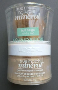 L'OREAL True Match Mineral Foundation Buff Beige N4-5 / 466 Loreal New Sealed - Picture 1 of 2
