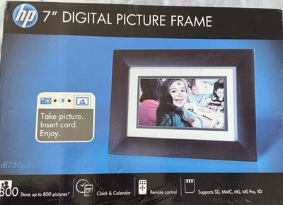 HP 7” Digital Picture Frame BNIB up to 800 pictures - Image 1 of 3