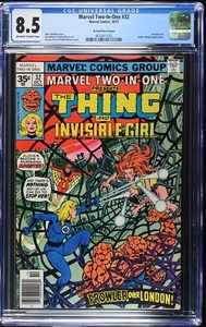 MARVEL TWO-IN-ONE 32 CGC 8.5 35 CENT PRICE VARIANT V1 MARVEL 1977! THING!!!!!!!! - Picture 1 of 2