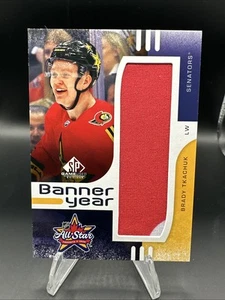 2024-25 UD SP Juego Usado Banner Año # Byas-BT BRADY TKACHUK All star - Imagen 1 de 6