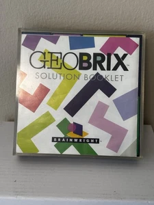 GeoBrix by Brainwright W/ Solution Booklet Solve Build Create Puzzle for Ages 8+ - Picture 1 of 7