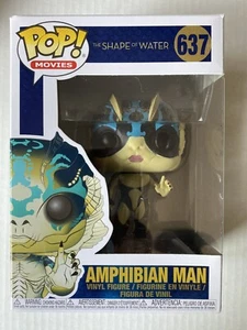 New Funko Pops Movies The Shape Of Water # 637 Amphibian Man - Picture 1 of 7