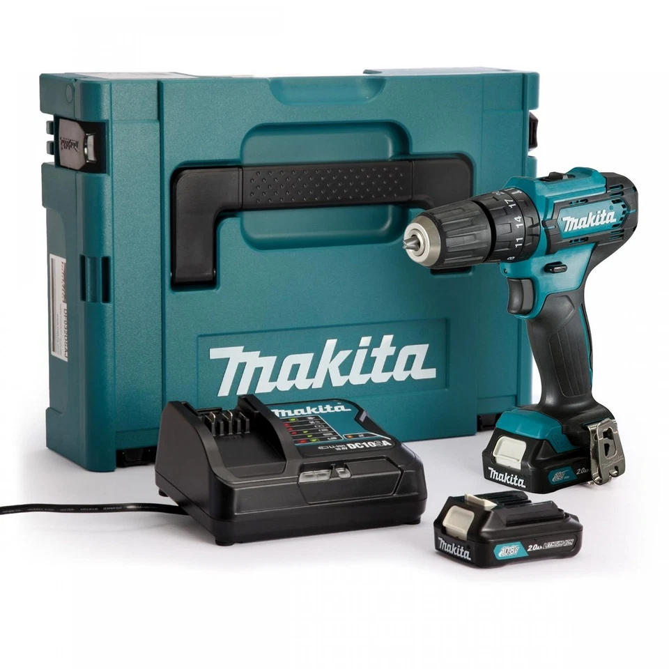 TRAPANO BATTERIA MAKITA AVVITATORE  HP333DSAJ 10,8V 2 BATTERIE 2AH LITIO - Immagine 1 di 1