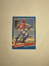 Don Carman Signed Autographed 1991 Donruss #377 Card MLB Philadelphia Phillies