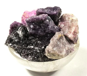 Bulk Purple Lilac Lepidolite Rough Natural Gemstone Crystals Brazil 1/2 1 2 5 LB - Picture 1 of 6