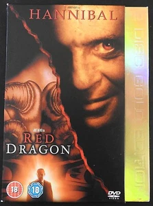 HANNIBAL / RED DRAGON 2 DISC GOLD EDITION 2002 REGION 2 4 RATED 18 - Foto 1 di 3