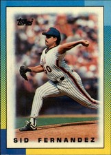 1990 Topps Mini Leaders New York Mets Baseball Card #66 Sid Fernandez