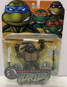 Teenage Mutant Ninja Turtles TMNT 2003 Retro RIEDIZIONE Donatello 4" NUOVO - Foto 1 di 7