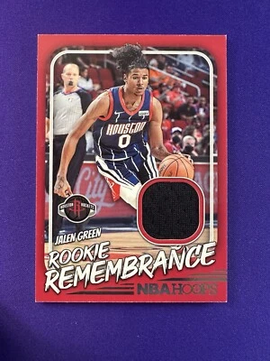 2022-23 Panini NBA Hoops - Rookie Remembrance #RR-JGH Jalen Green (MEM) - Image 1 of 2