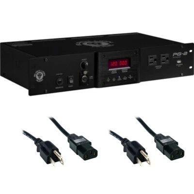 Black Lion Audio PG-2 Studio-Grade Power Conditioner with 2x Power Cable Bundle - Image 1 of 4