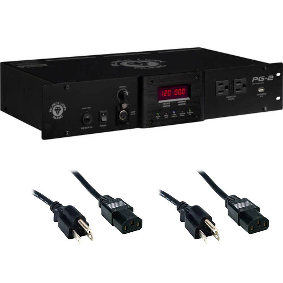 Black Lion Audio PG-2 Studio-Grade Power Conditioner with 2x Power Cable Bundle - Image 1 of 4