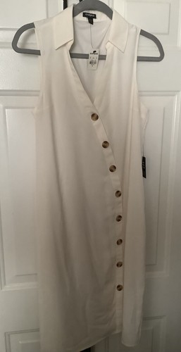 OFF WHITE Abito donna Express bianco sporco taglia S con etichetta. Mai indossato