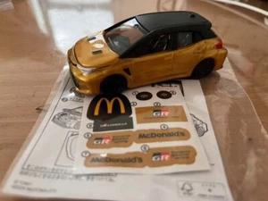 Tomica TOYOTA GR COROLLA GOLD 2024 McDonald Happy Meal Toy JAPAN NEW