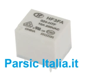 HF3FA 024-HTF Hongfa RELE' POWER RELAY 24VDC 10A SPST-NO C.S. 4PIN ( = 4 PEZZI) - Imagen 1 de 4
