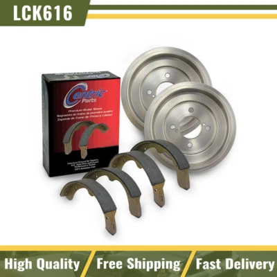 For 1999 2000 2001 2002 2003 Mitsubishi Galant Rear Brake Drum&Shoe 3PCS - Image 1 of 4